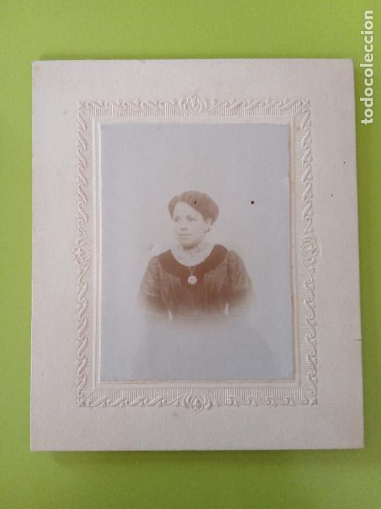 Fotografia antiga: ANTIGUA FOTOGRAF&Iacute;A ALBUMINA. RETRATO DAMA