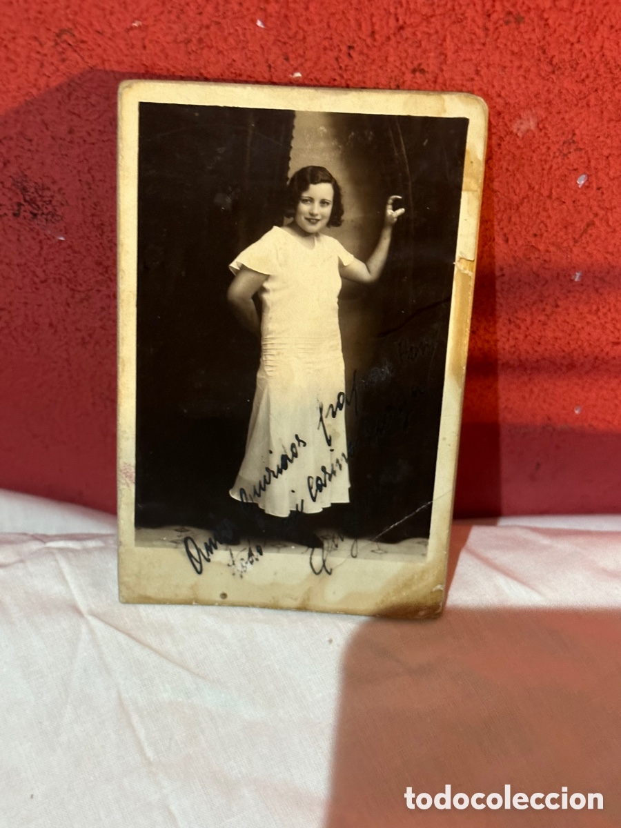 Fotografia antica: Antigua fotograf&iacute;a en blanco y negro albumina