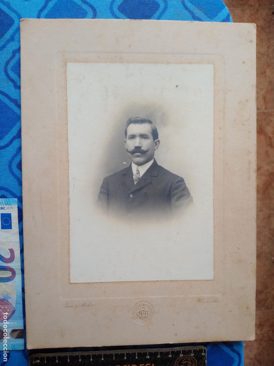 Fotograf&iacute;a antigua: Buenos Aires, Argentina. Garro y Merlino fot&oacute;grafo