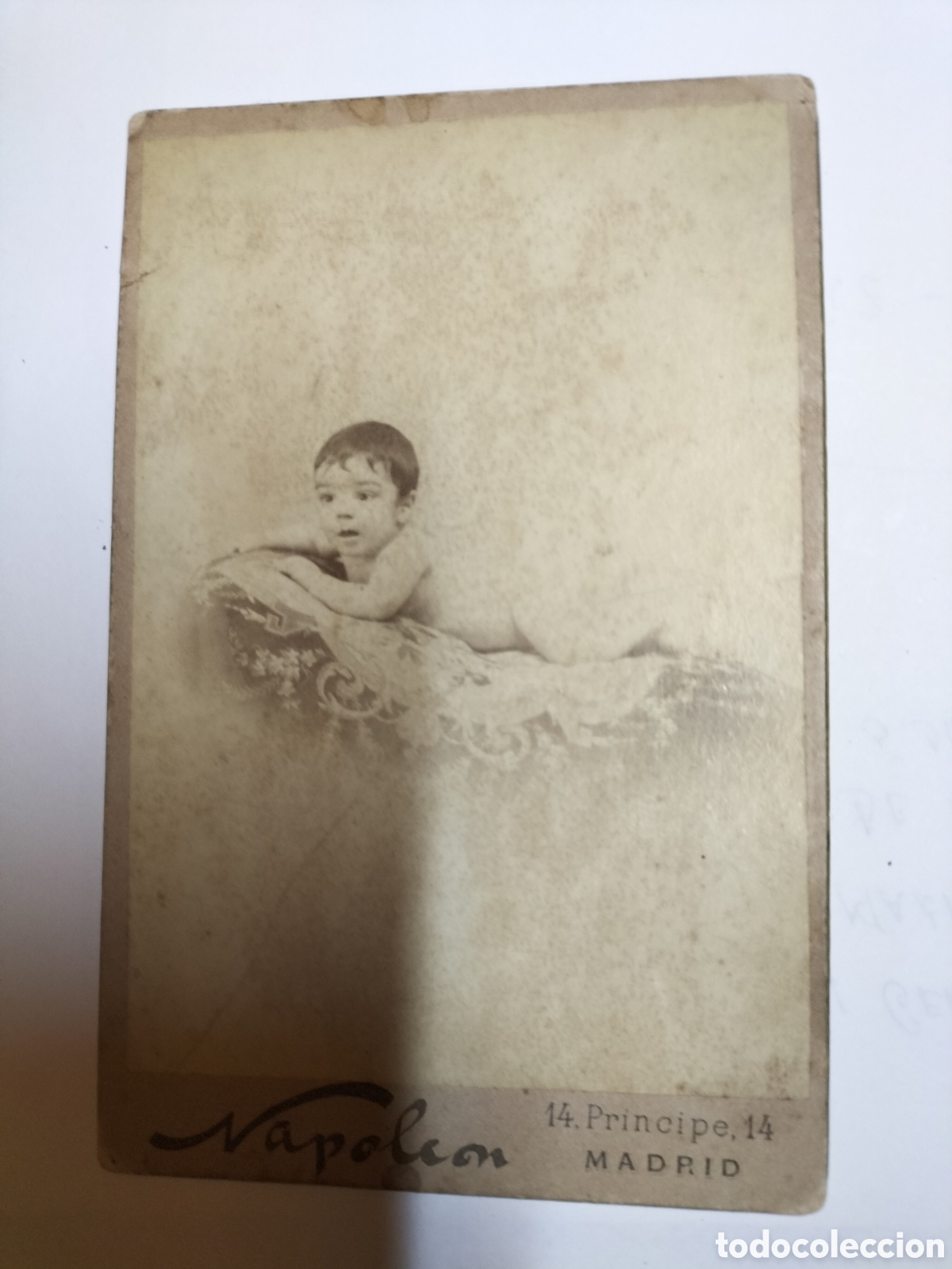 Antique Photography: Fotograf&iacute;a de ni&ntilde;o, del Fot&oacute;grafo Real Napole&oacute;n ( Hijo). Principios de Siglo XX.