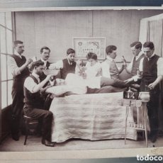 Fotografía antigua: FOTOGRAFÍA ALBÚMINA RETRATO MEDICINA PRÁCTICA AUTOPSIA ? C. 1910