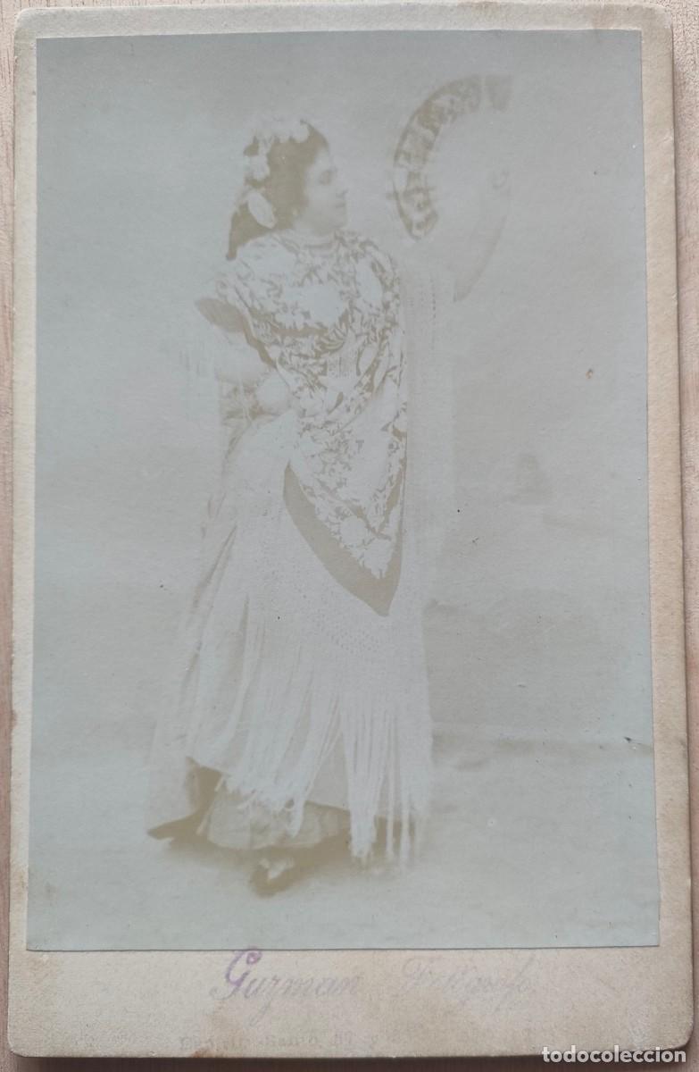 Antique Photography: TETUAN FOTOGRAFO GUZMAN 1903 TAMA&Ntilde;O 10.5 X 16.5 CM.