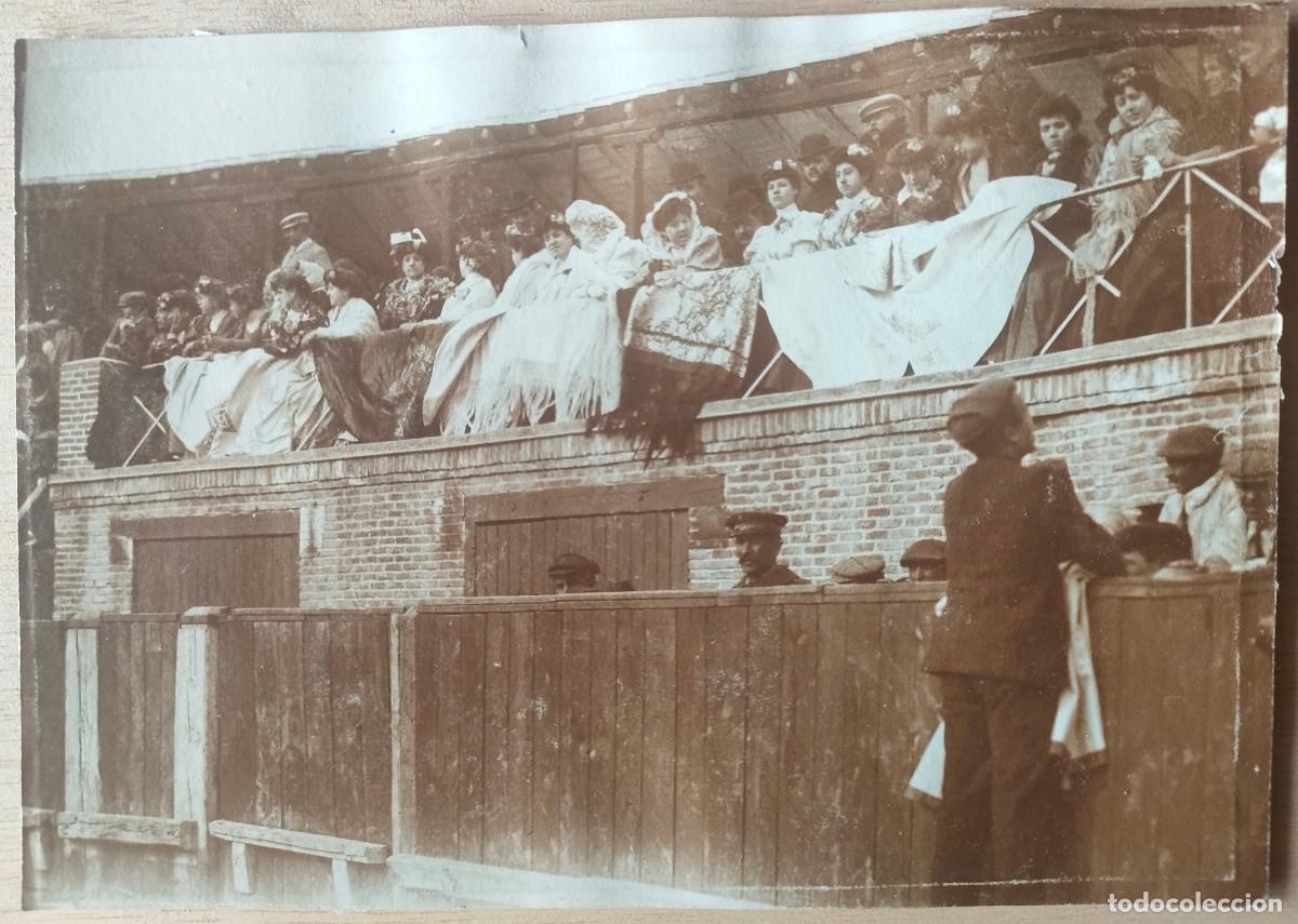 Fotografia antiga: CORRIDA DE TOROS TENDIDO TAMA&Ntilde;O 11.5 X 16.5 CM.