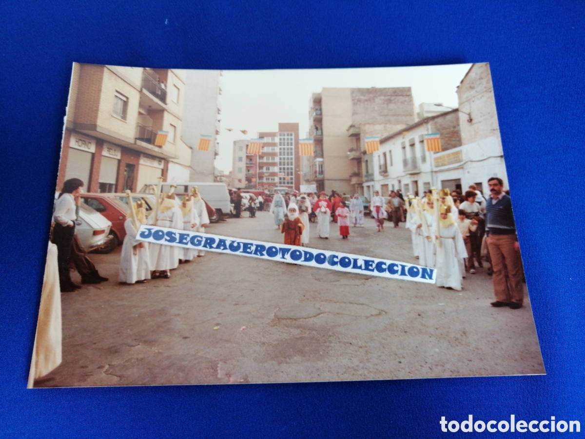 Fotografia antica: FALLAS ALDAYA A&Ntilde;OS 80 CIRIALOTS FOTOGRAF&Iacute;A ANTIGUA