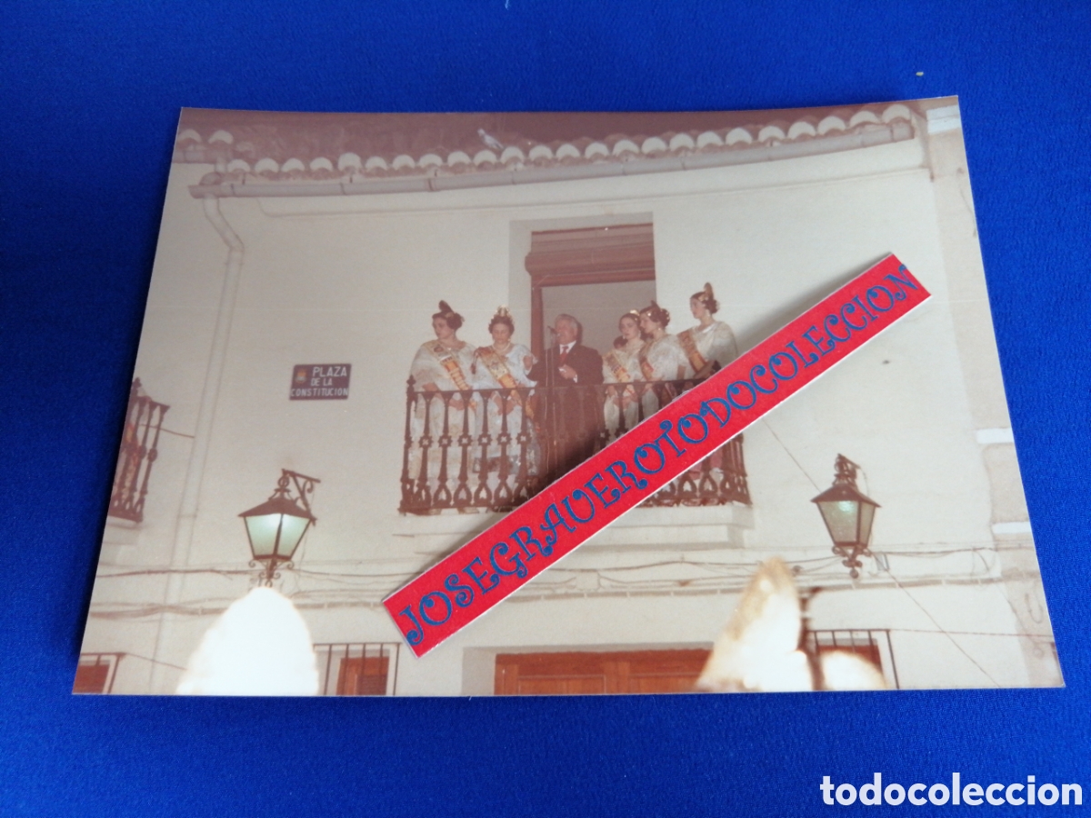 Fotografia antica: FALLAS ALDAYA 1983 FALLERAS MAYORES FOTOGRAF&Iacute;A ANTIGUA
