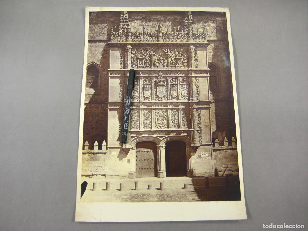 Fotograf&iacute;a antigua: FOTOGRAF&Iacute;A DE LA FACHADA DE LA CATEDRAL DE SALAMANCA. FOT&Oacute;GRAFO POUJADE