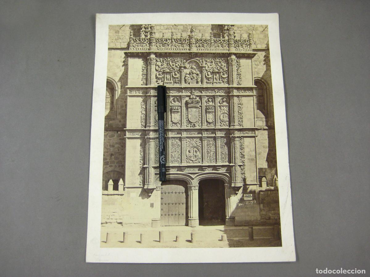 Fotograf&iacute;a antigua: FOTOGRAF&Iacute;A DE LA FACHADA DE LA CATEDRAL DE SALAMANCA. FOT&Oacute;GRAFO POUJADE