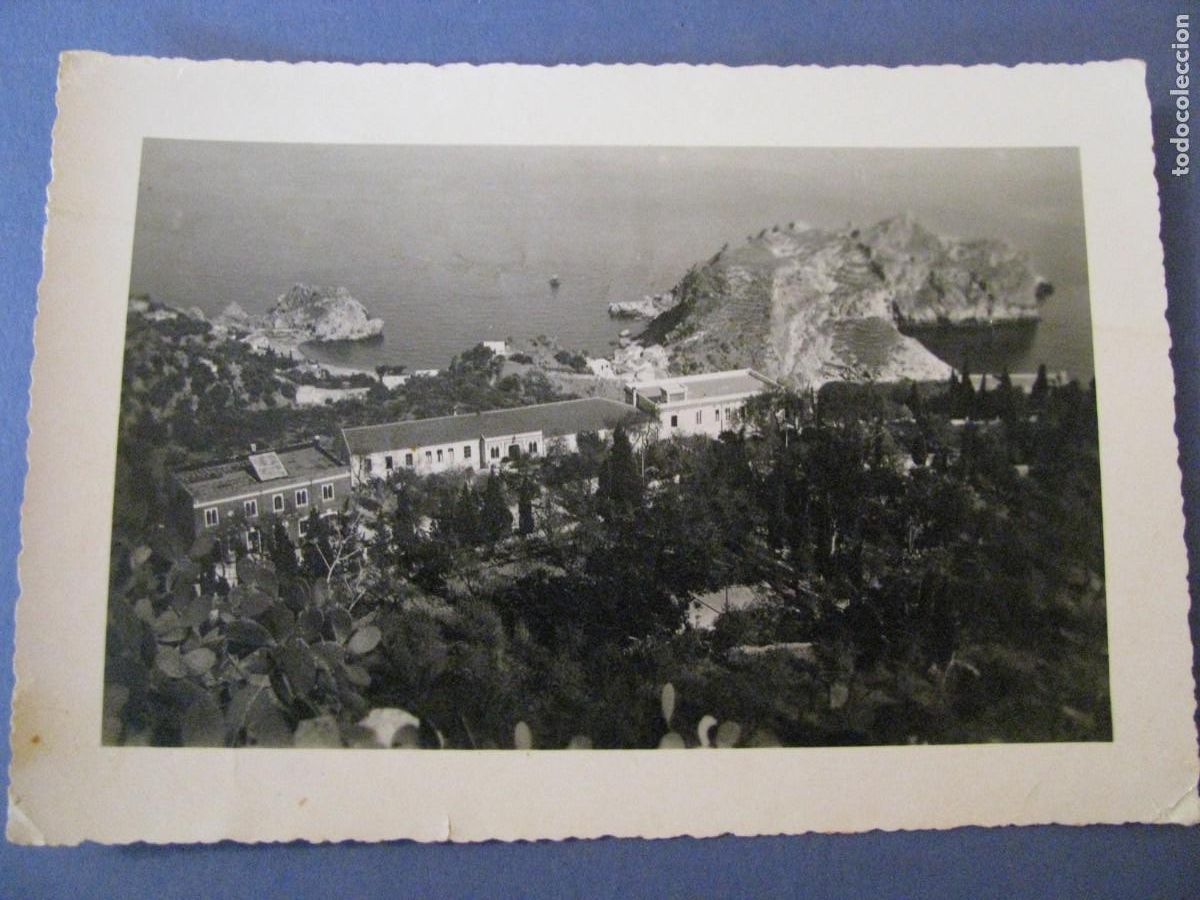 Fotografia antica: FOTO DEL GRAND HOTEL MIRAMARE. ITALIA, TAORMINA. 14,5X10 CM.