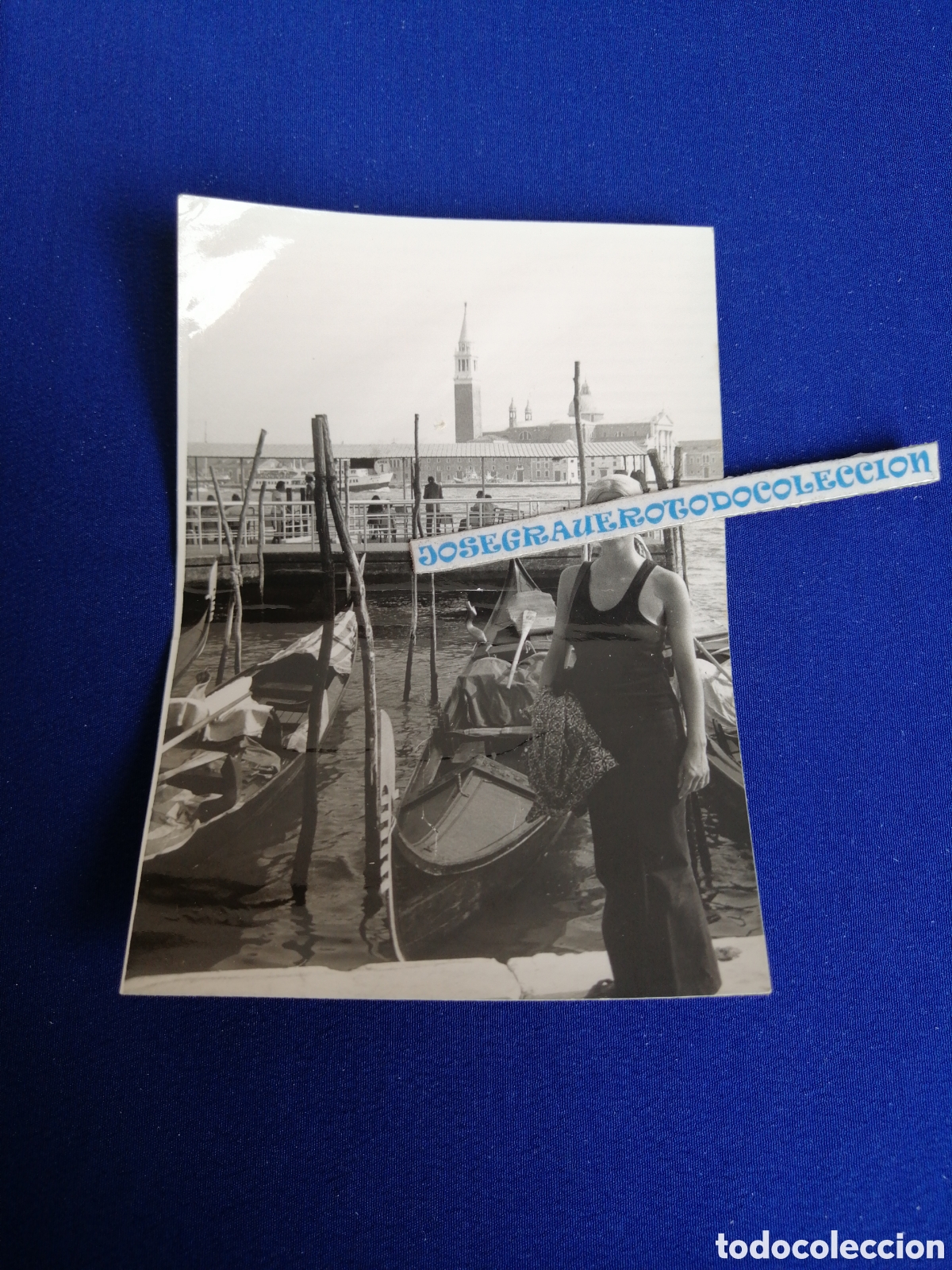 Antique Photography: VENECIA (ITALIA) G&Oacute;NDOLAS CON MODELO FOTOGRAF&Iacute;A ANTIGUA