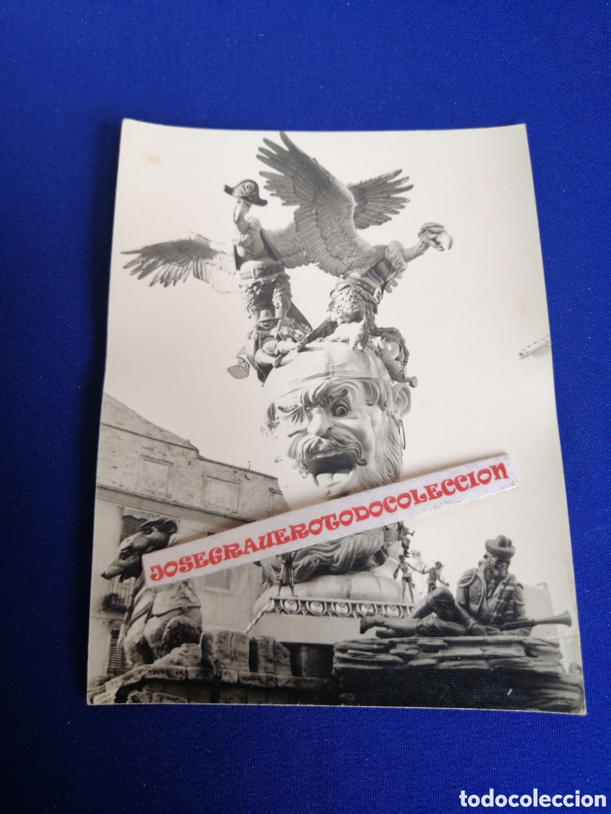 Alte Fotografie: FALLA PLAZA DEL PILAR A&Ntilde;O 1966 - ARTISTA JUAN HUERTA FOTOGRAF&Iacute;A ANTIGUA