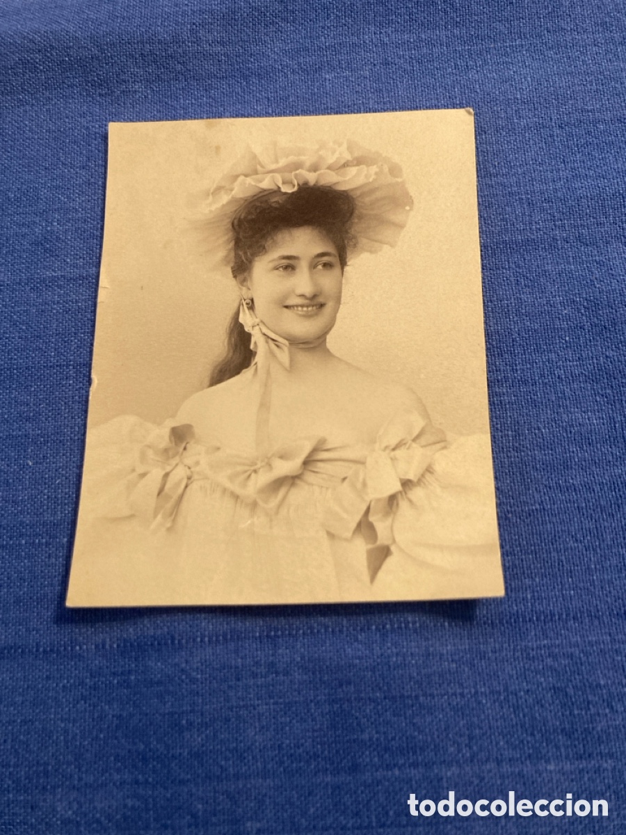 Fotografia antica: Fotografia se&ntilde;ora finales del XIX autor Reutlinger