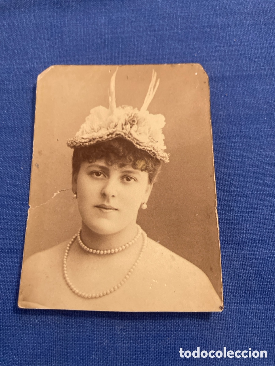 Fotografia antica: Antigua fotografia se&ntilde;ora finales s XIX autor Reutlinger