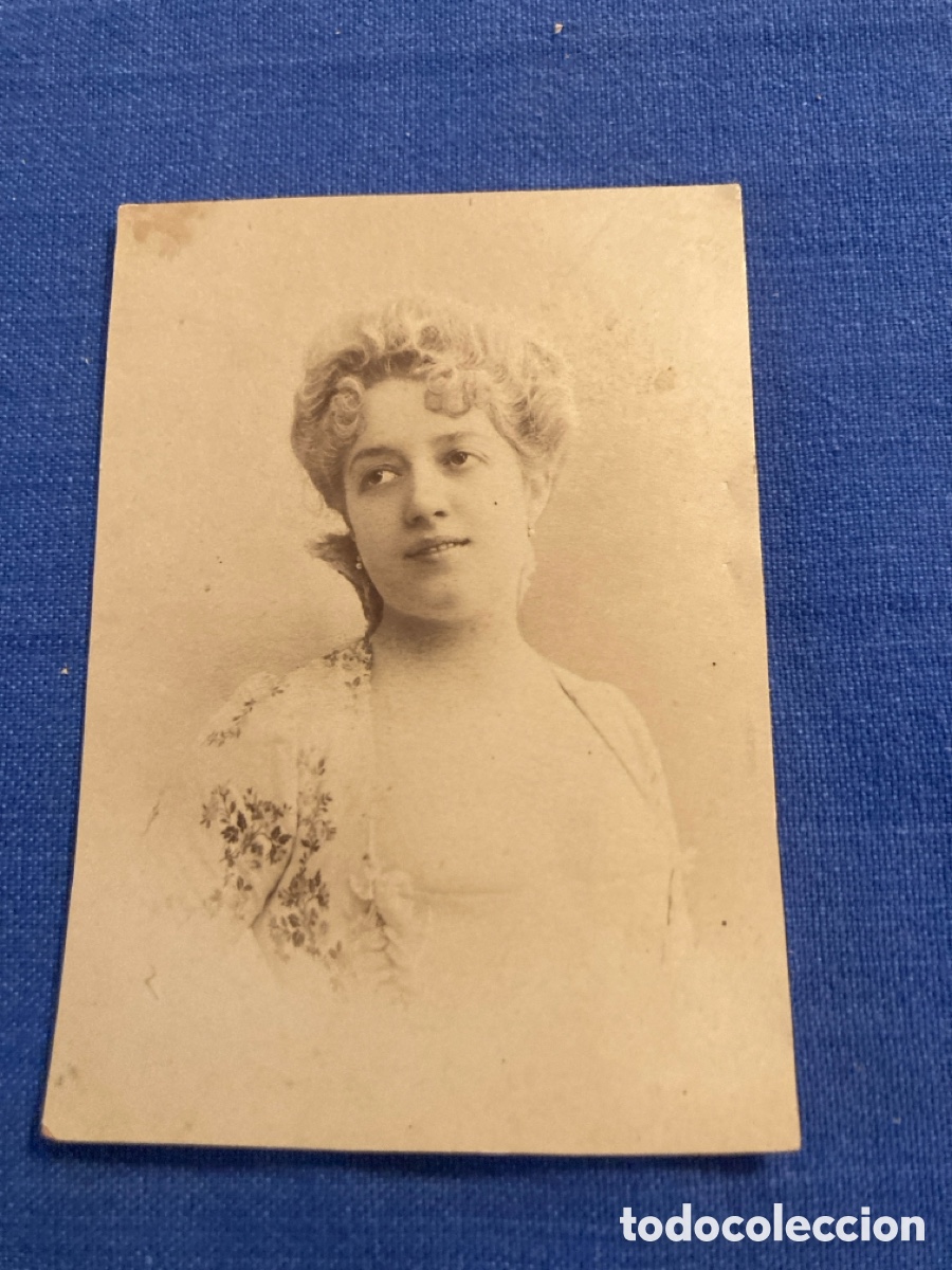 Fotografia antica: Antigua fotografia se&ntilde;ora finales sXIX autor Reutlinger