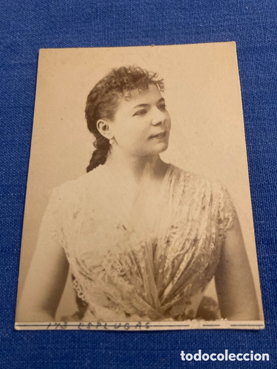 Fotografia antica: Antigua fotografia se&ntilde;ora finales sXIX autor Reutlinger