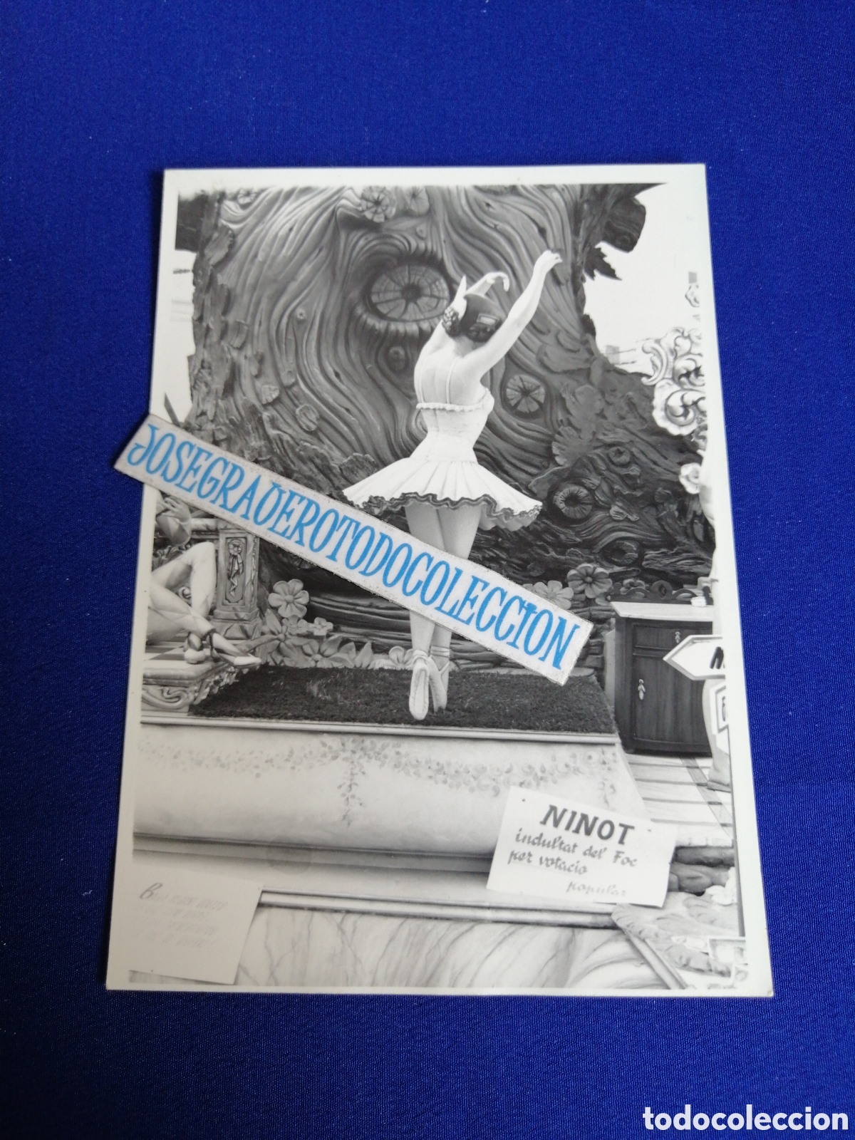 Antique Photography: FALLA PLAZA DEL PILAR 1983 NINOT INDULTAT - ARTISTA VICENTE AGULLEIRO FOTOGRAF&Iacute;A ANTIGUA