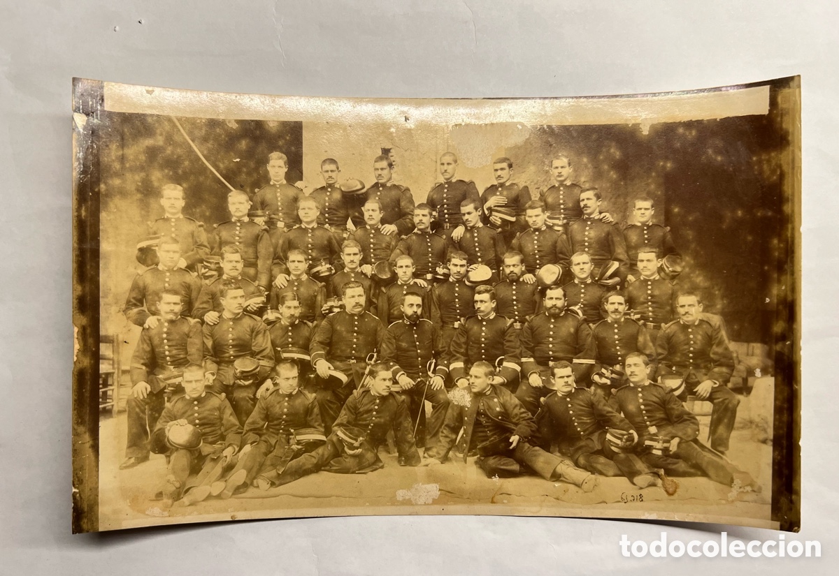 Antique Photography: MILITAR.. Fotografia original.. REGIMIENTO DE INFANTERIA LA ALBUERA No.26 ? ?