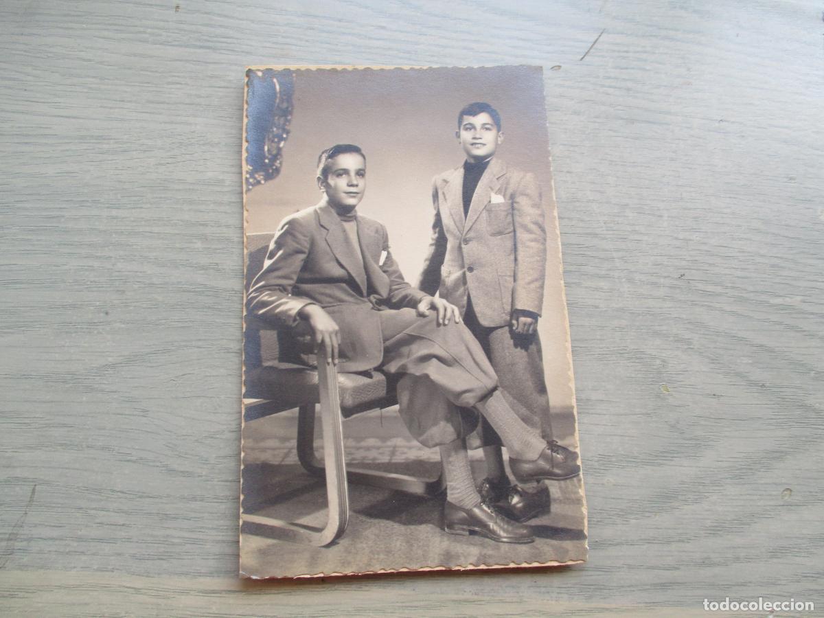 Fotograf&iacute;a antigua: ANTIGUA FOTO DE: DOS J&Oacute;VENES - SIN M&Aacute;S DATOS