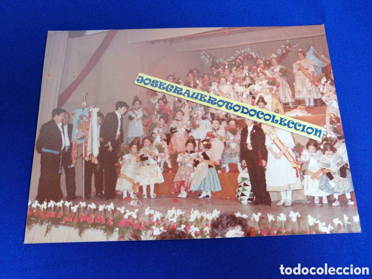 Fotografia antica: FALLA COLONIA ALDAYA 1983 FALLAS PRESENTACI&Oacute;N
