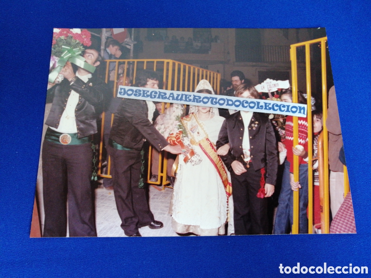 Alte Fotografie: FALLA COLONIA ALDAYA 1983 FALLAS