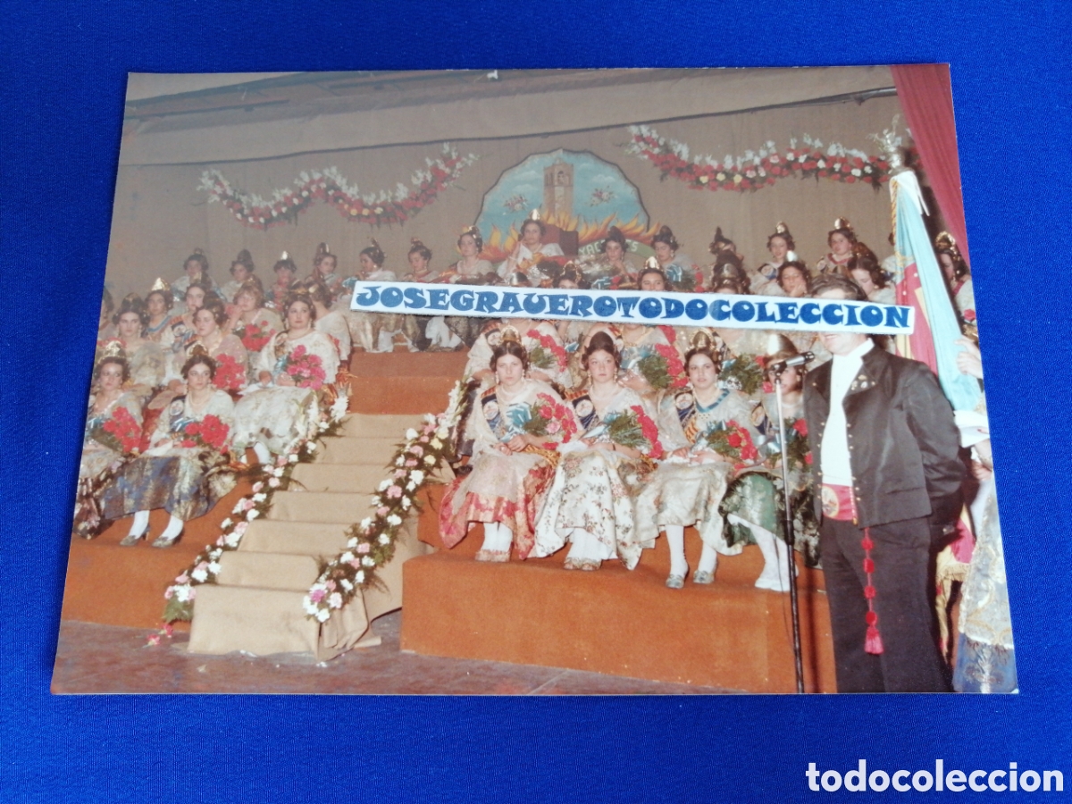 Alte Fotografie: FALLA COLONIA ALDAYA 1983 FALLAS