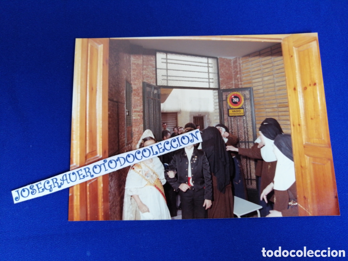 Alte Fotografie: FALLA COLONIA (ALDAYA) 1983 MONJAS FALLAS