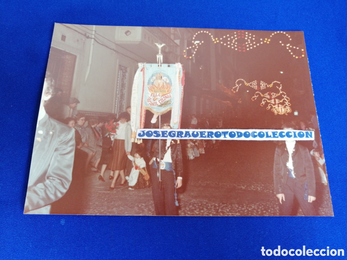 Alte Fotografie: FALLA COLONIA ALDAYA 1983 FALLAS