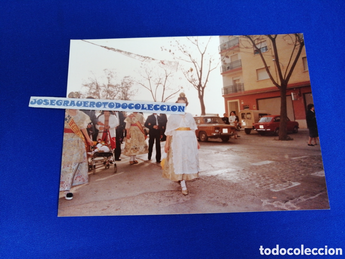 Fotograf&iacute;a antigua: FALLA COLONIA ALDAYA 1983 FALLAS - CITROEN 2 CV