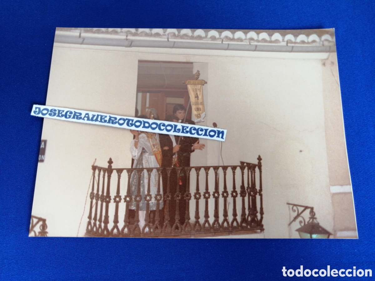 Alte Fotografie: FALLA COLONIA ALDAYA 1983 ENTREGA DE PREMIOS FALLAS