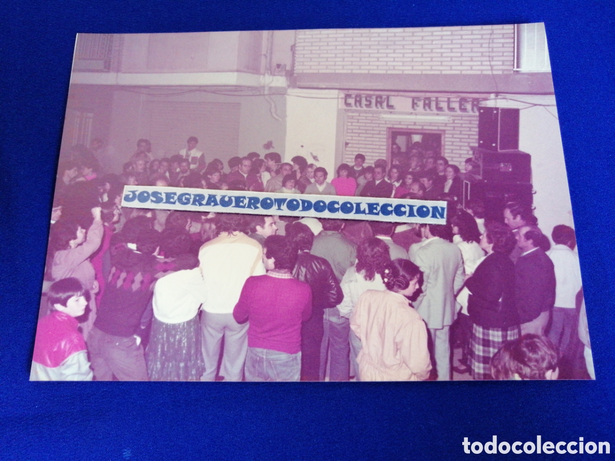 Fotografia antica: FALLA COLONIA ALDAYA 1984 CASAL FALLERO FALLAS