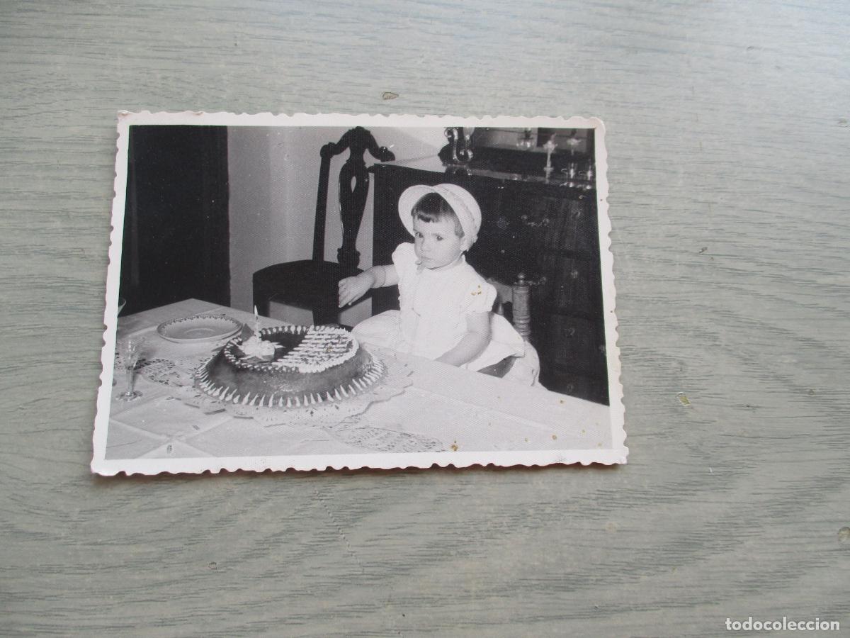 Fotografia antica: ANTIGUA FOTO DE: CUMPLEA&Ntilde;OS DE BEB&Eacute;-SIN M&Aacute;S DATOS