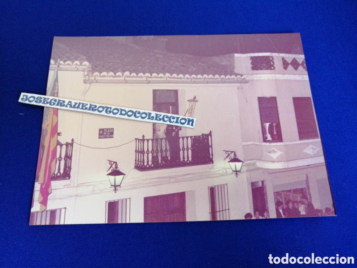 Fotografia antica: FALLA COLONIA (ALDAYA) 1984 ENTREGA DE PREMIOS FALLAS