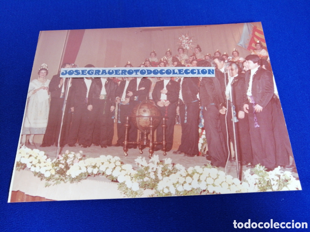 Fotografia antica: FALLA COLONIA (ALDAYA) 1984 - 10 ANIVERSARIO FALLAS