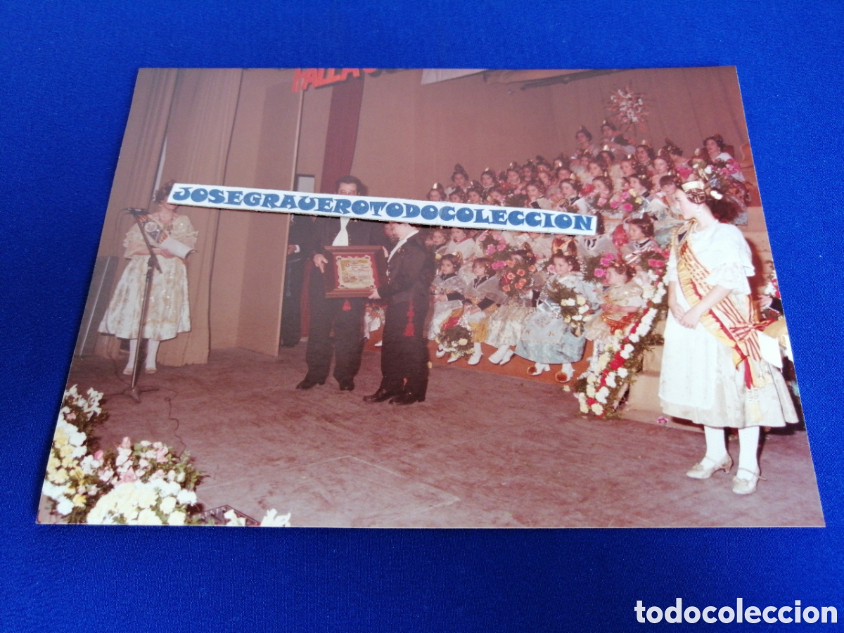 Alte Fotografie: FALLA COLONIA (ALDAYA) 1984 - 10 ANIVERSARIO FALLAS