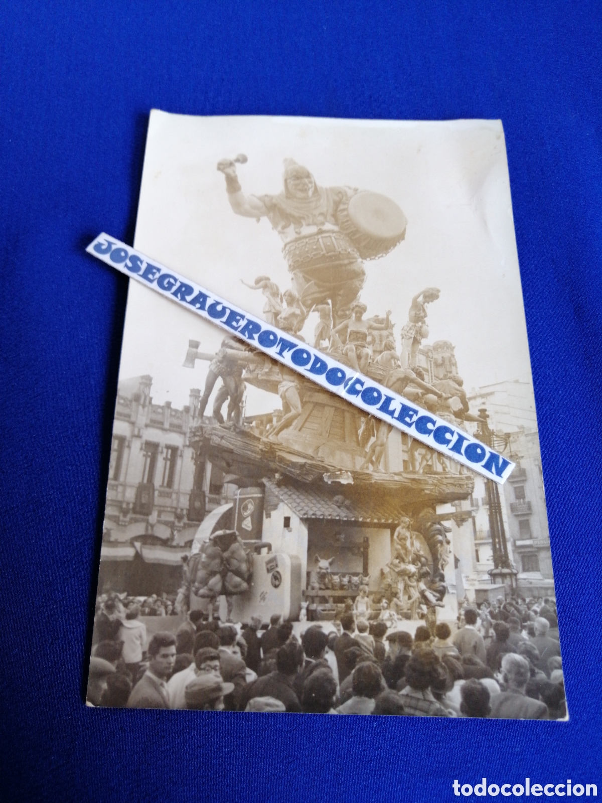 Fotografia antica: FALLA BAILEN - JATIVA A&Ntilde;O 1961 ARTISTA JUAN HUERTA FOTOGRAF&Iacute;A ANTIGUA