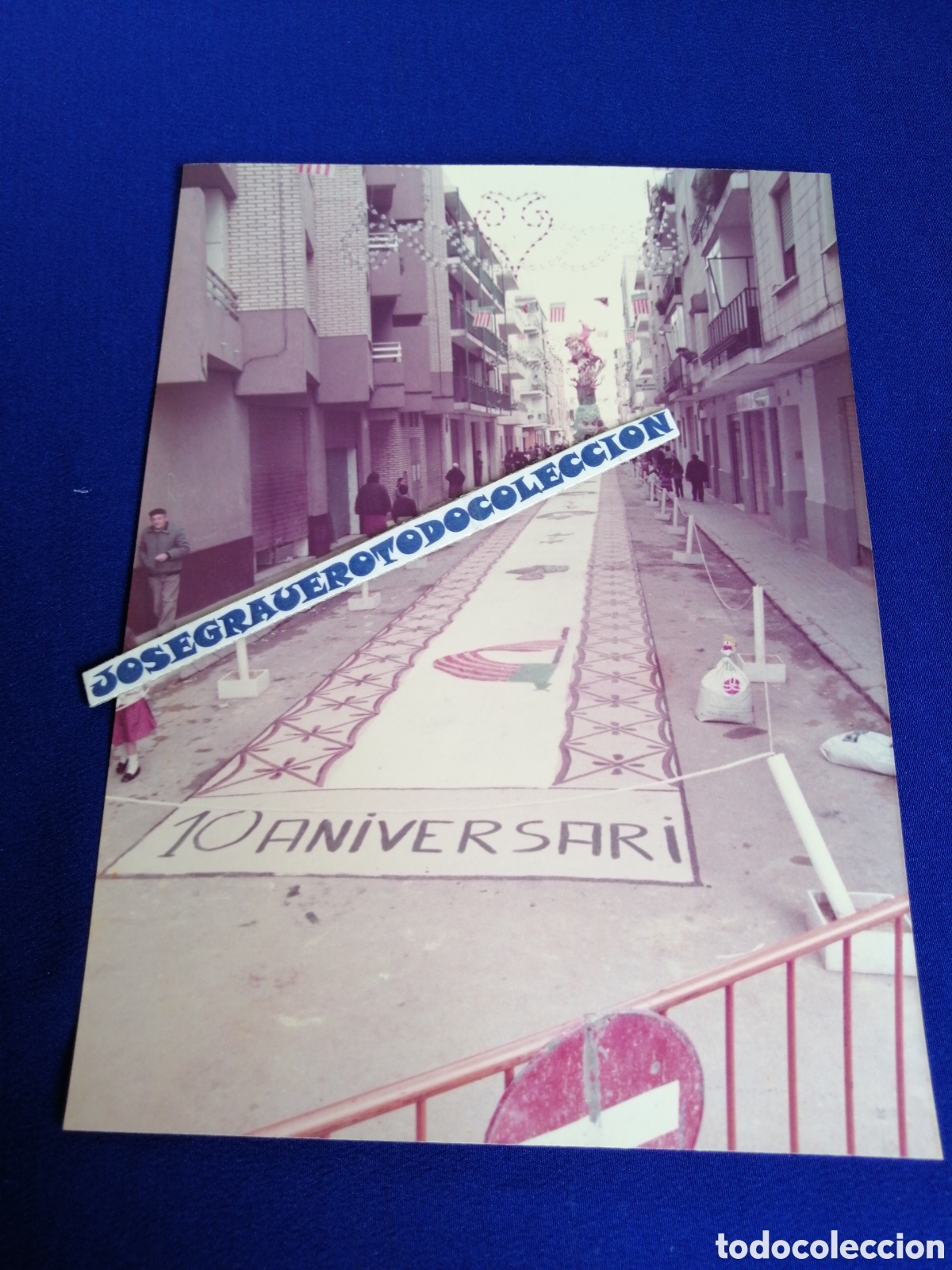 Alte Fotografie: FALLA COLONIA (ALDAYA) 1984 - 10 ANIVERSARIO FALLAS