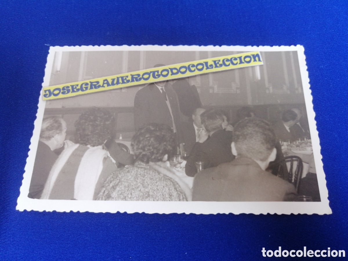 Fotograf&iacute;a antigua: FALLA CADIZ - LITERATO AZORIN 1963 - CENA OFRECIDA POR MCARMEN CHIRIVELLA FOTOGRAF&Iacute;A ANTIGUA