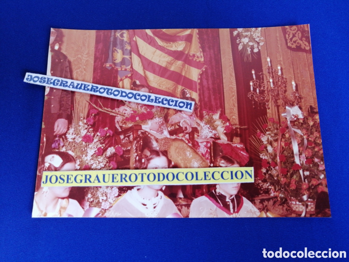 Fotografia antica: FALLA PLAZA DEL CAUDILLO (ALDAYA) A&Ntilde;O 1975 PRESENTACI&Oacute;N FOTOGRAF&Iacute;A ANTIGUA
