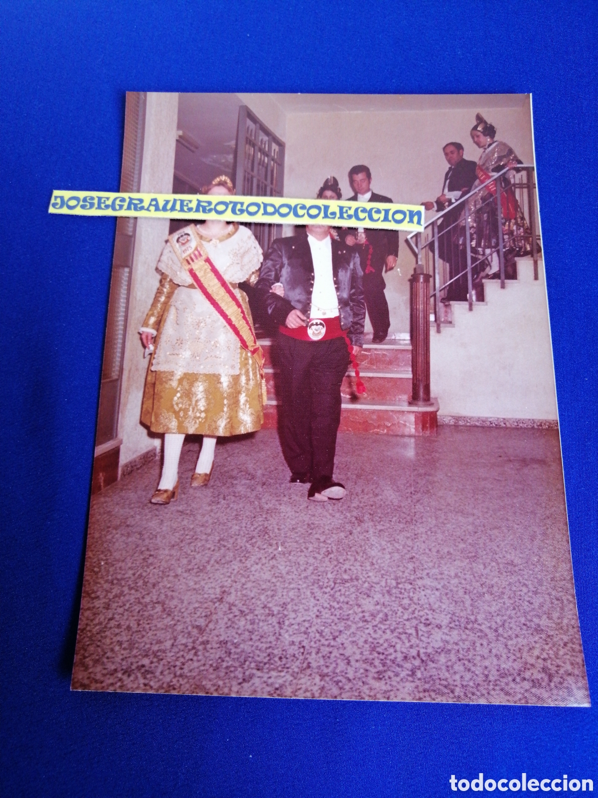 Fotografia antica: FALLA PLAZA DEL CAUDILLO (ALDAYA) A&Ntilde;O 1975 FOTOGRAF&Iacute;A ANTIGUA