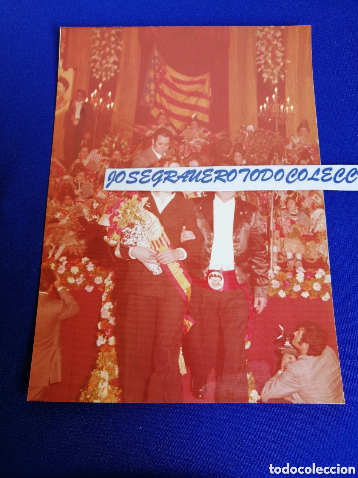 Fotografia antica: FALLA PLAZA DEL CAUDILLO (ALDAYA) A&Ntilde;O 1975 PRESENTACI&Oacute;N FOTOGRAF&Iacute;A ANTIGUA