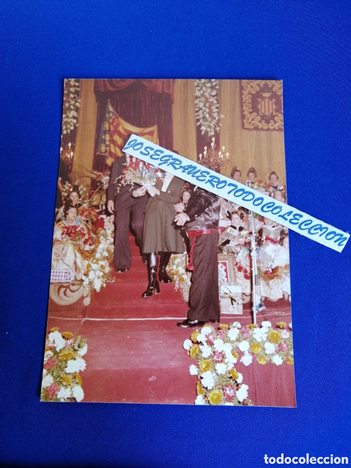 Fotograf&iacute;a antigua: FALLA PLAZA DEL CAUDILLO (ALDAYA) A&Ntilde;O 1975 PRESENTACI&Oacute;N FOTOGRAF&Iacute;A ANTIGUA