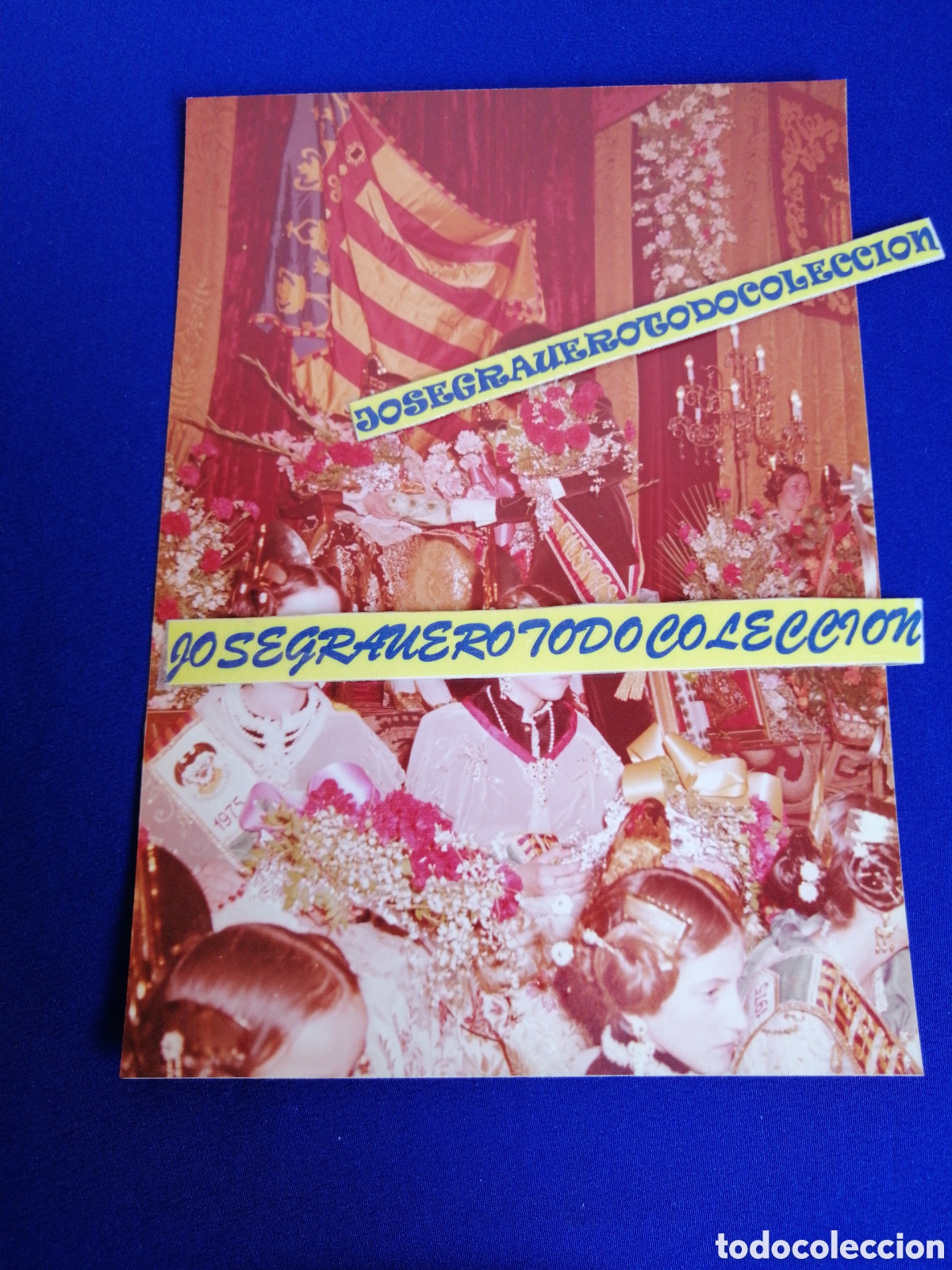Fotografia antica: FALLA PLAZA DEL CAUDILLO (ALDAYA) A&Ntilde;O 1975 PRESENTACI&Oacute;N FOTOGRAF&Iacute;A ANTIGUA