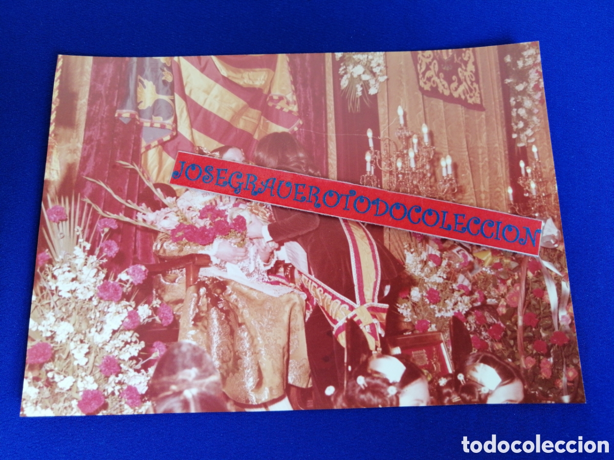 Fotografia antica: FALLA PLAZA DEL CAUDILLO (ALDAYA) A&Ntilde;O 1975 PRESENTACI&Oacute;N FOTOGRAF&Iacute;A ANTIGUA