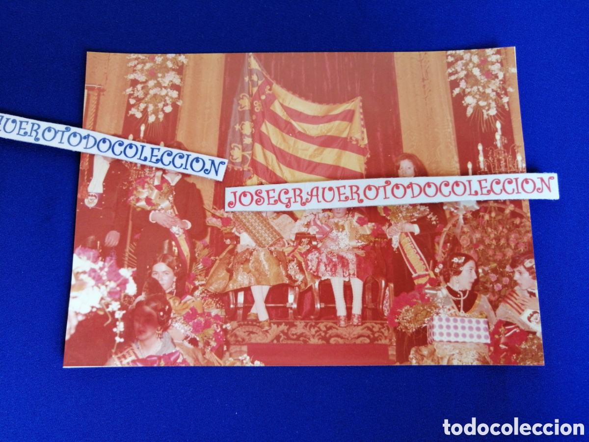 Fotograf&iacute;a antigua: FALLA PLAZA DEL CAUDILLO (ALDAYA) A&Ntilde;O 1975 PRESENTACI&Oacute;N FOTOGRAF&Iacute;A ANTIGUA