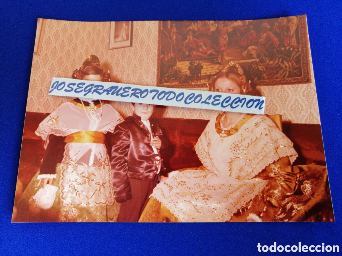 Fotograf&iacute;a antigua: FALLA PLAZA DEL CAUDILLO (ALDAYA) A&Ntilde;O 1975 FALLERA MAYOR FOTOGRAF&Iacute;A ANTIGUA