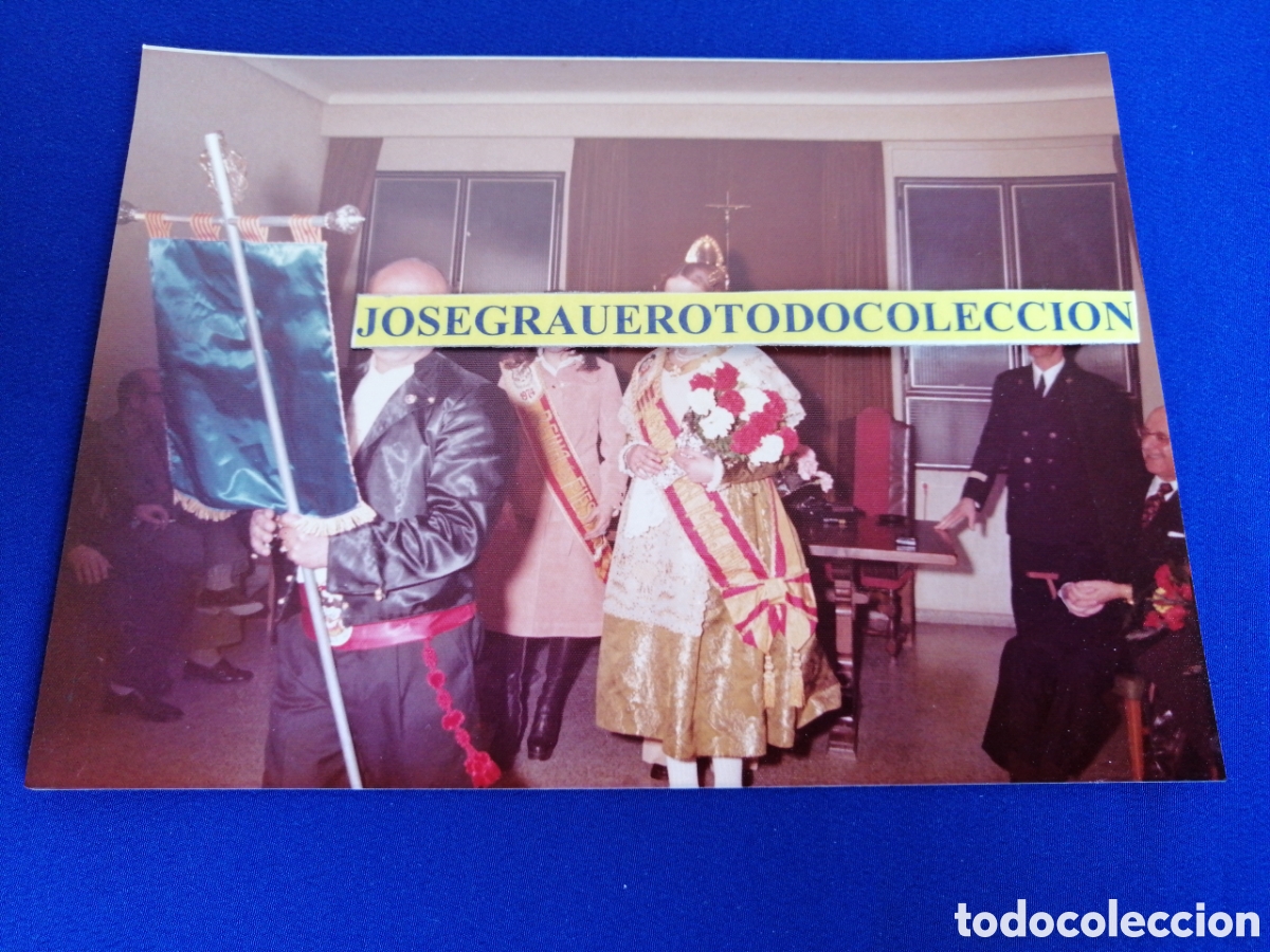 Fotografia antica: FALLA PLAZA DEL CAUDILLO (ALDAYA) A&Ntilde;O 1975 PRESENTACI&Oacute;N FOTOGRAF&Iacute;A ANTIGUA