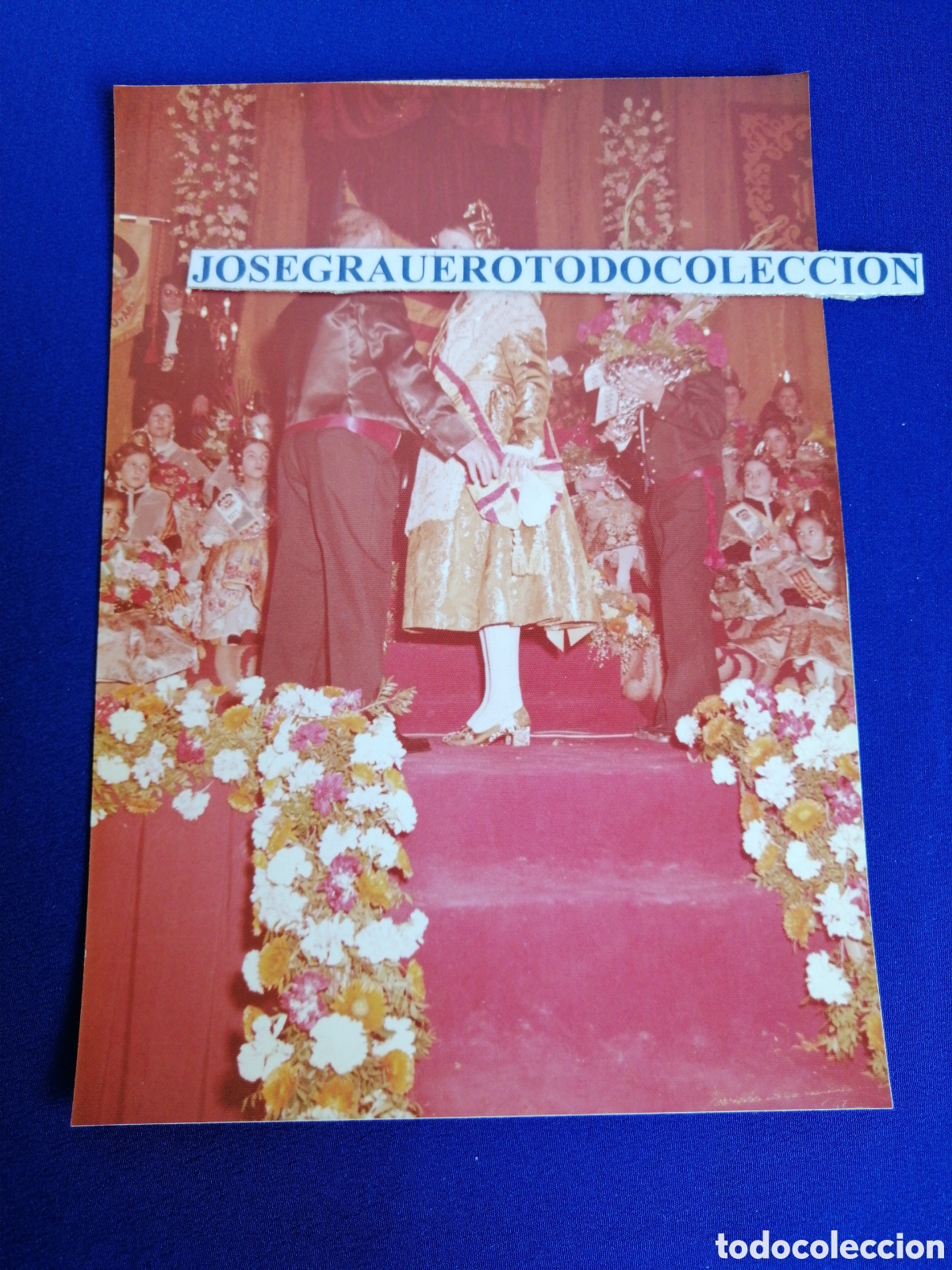 Alte Fotografie: FALLA PLAZA DEL CAUDILLO (ALDAYA) A&Ntilde;O 1975 PRESENTACI&Oacute;N FOTOGRAF&Iacute;A ANTIGUA