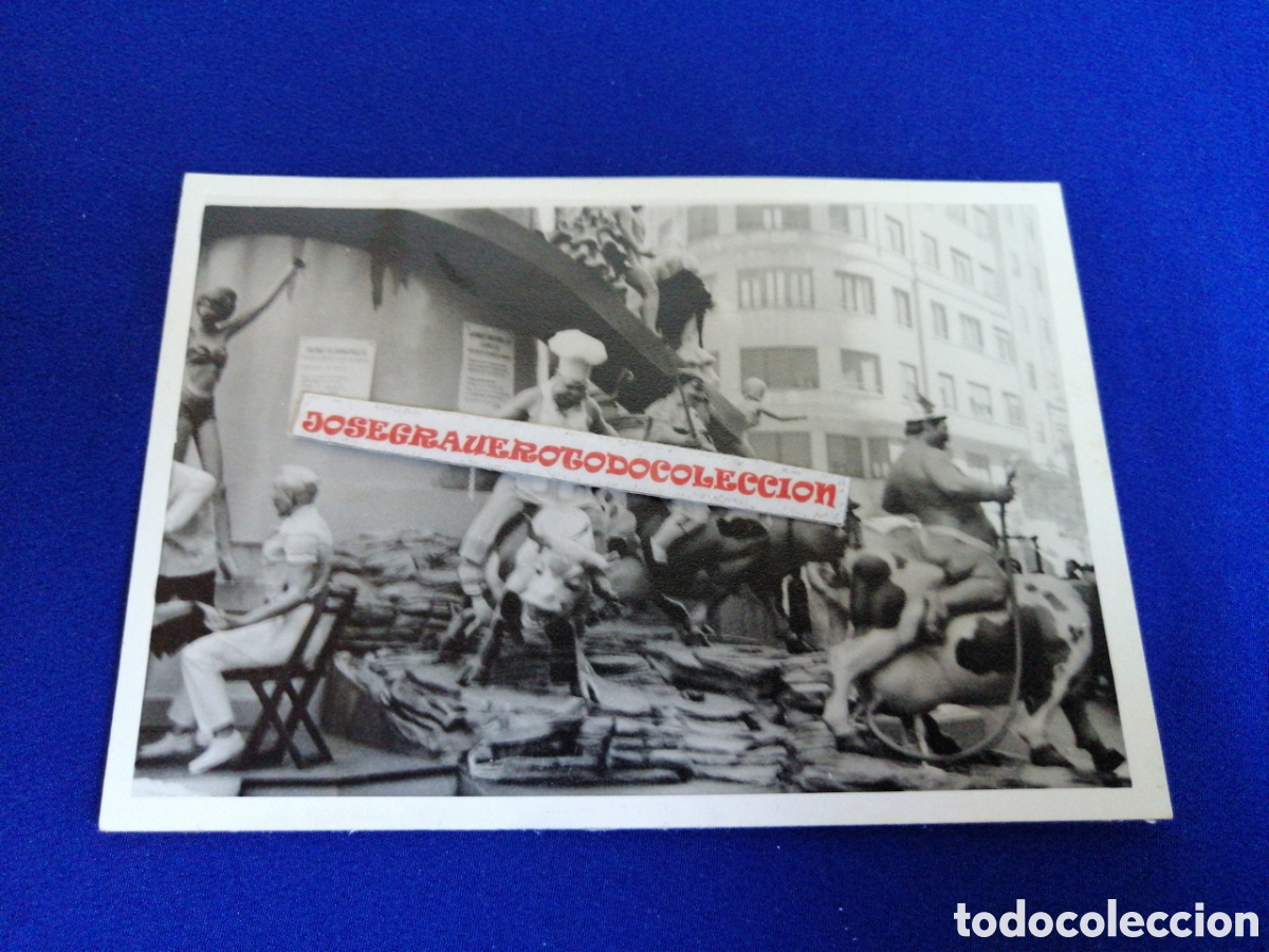 Alte Fotografie: FALLA AVENIDA DEL OESTE A&Ntilde;O 1965 ARTISTA: VICENTE TORTOSA FOTOGRAF&Iacute;A ANTIGUA