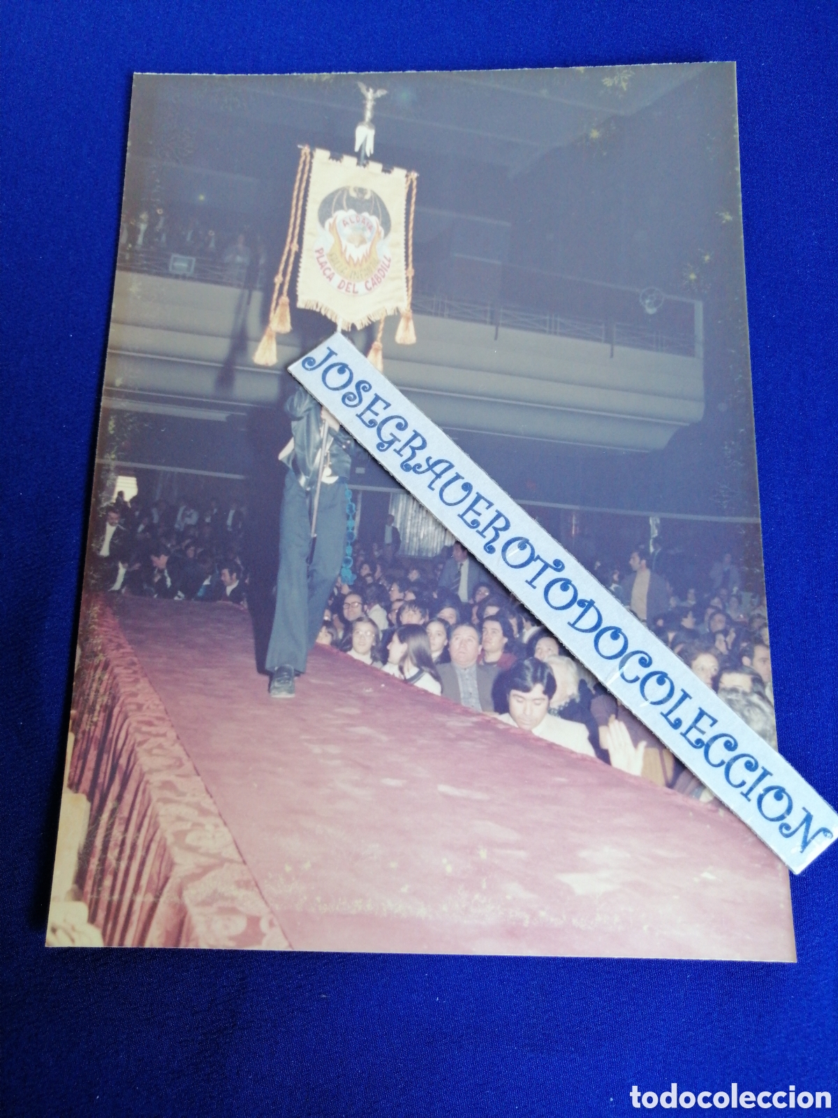 Fotografia antica: FALLA PLAZA DEL CAUDILLO (ALDAYA) A&Ntilde;O 1977 PRESENTACI&Oacute;N FOTOGRAF&Iacute;A ANTIGUA