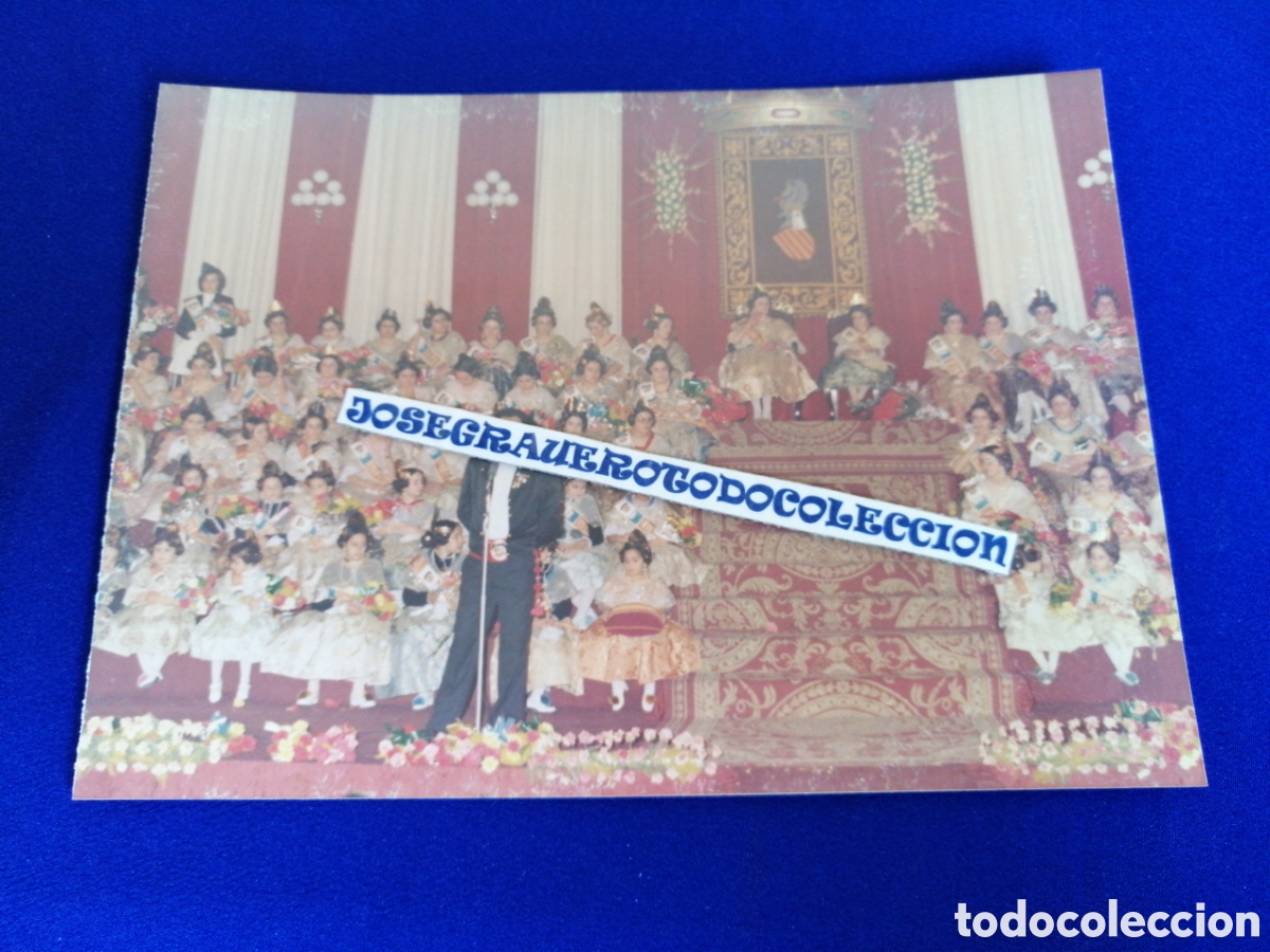 Fotografia antica: FALLA PLAZA DEL CAUDILLO (ALDAYA) A&Ntilde;O 1977 PRESENTACI&Oacute;N FOTOGRAF&Iacute;A ANTIGUA