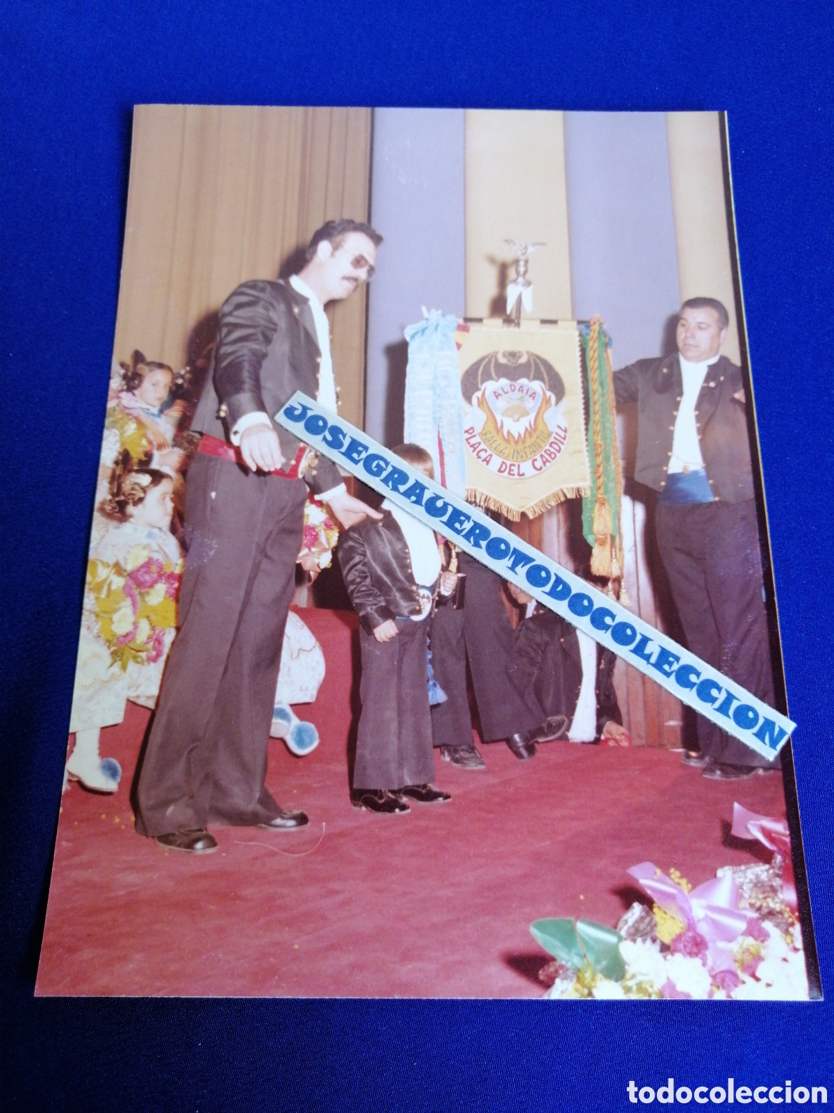 Fotografia antica: FALLA PLAZA DEL CAUDILLO (ALDAYA) A&Ntilde;O 1977 PRESENTACI&Oacute;N FOTOGRAF&Iacute;A ANTIGUA